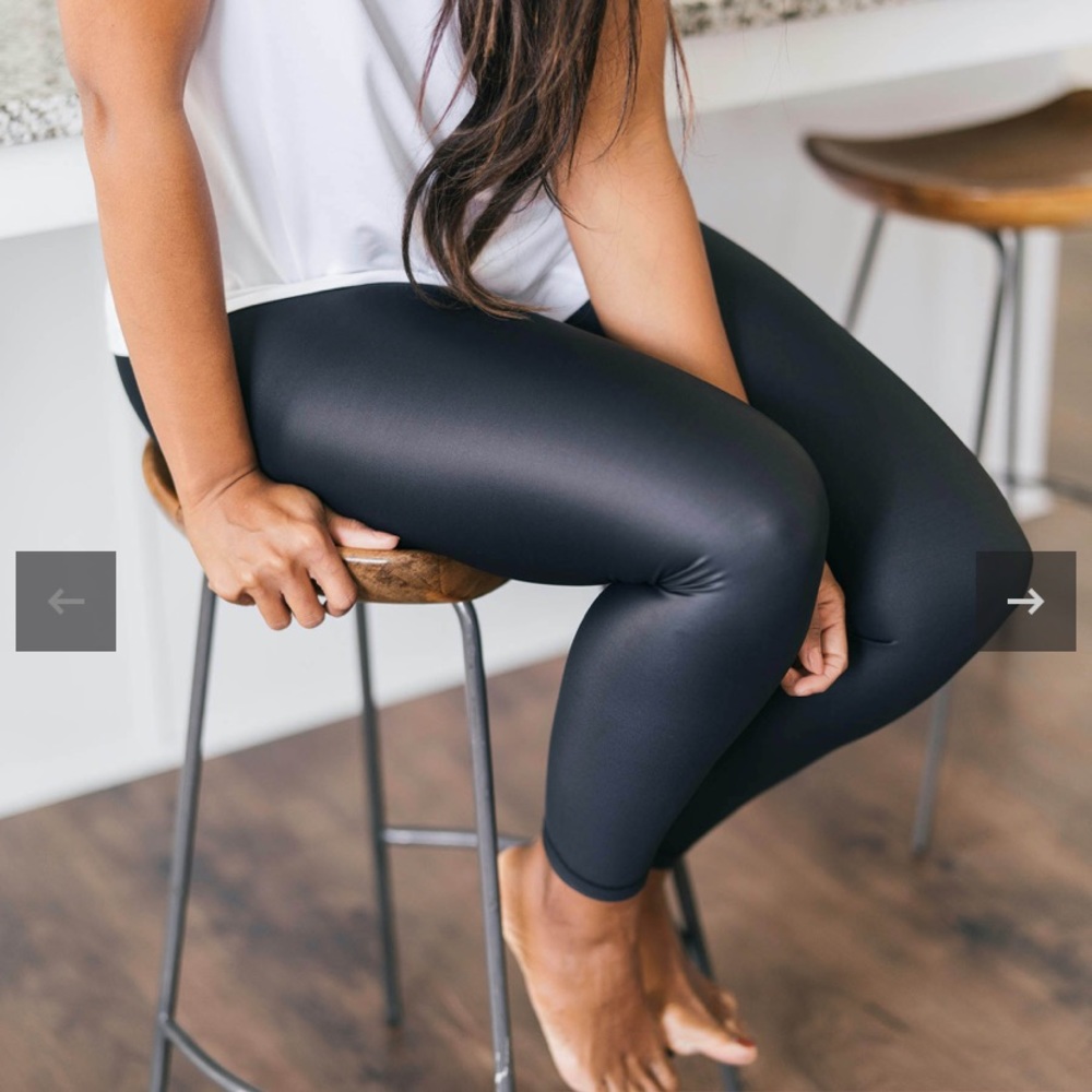 Black ZYIA Metallic Light n Tight Hi-Rise Legging